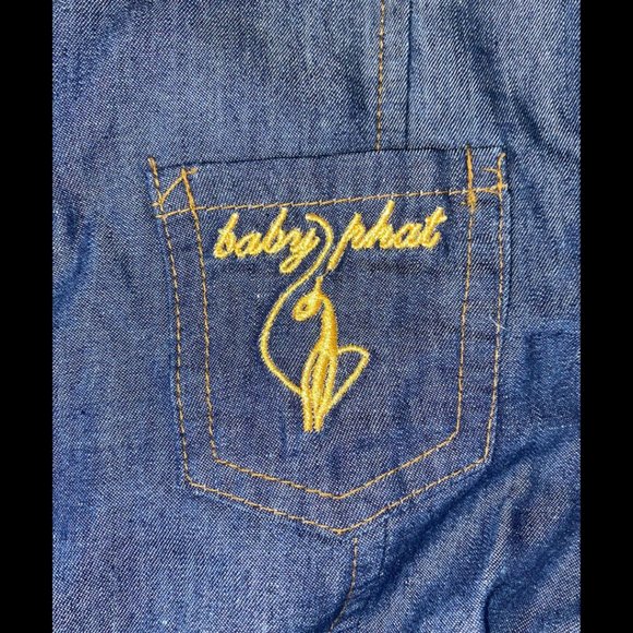NWT Baby Phat Little Girl Jean Dress - Picture 3 of 7